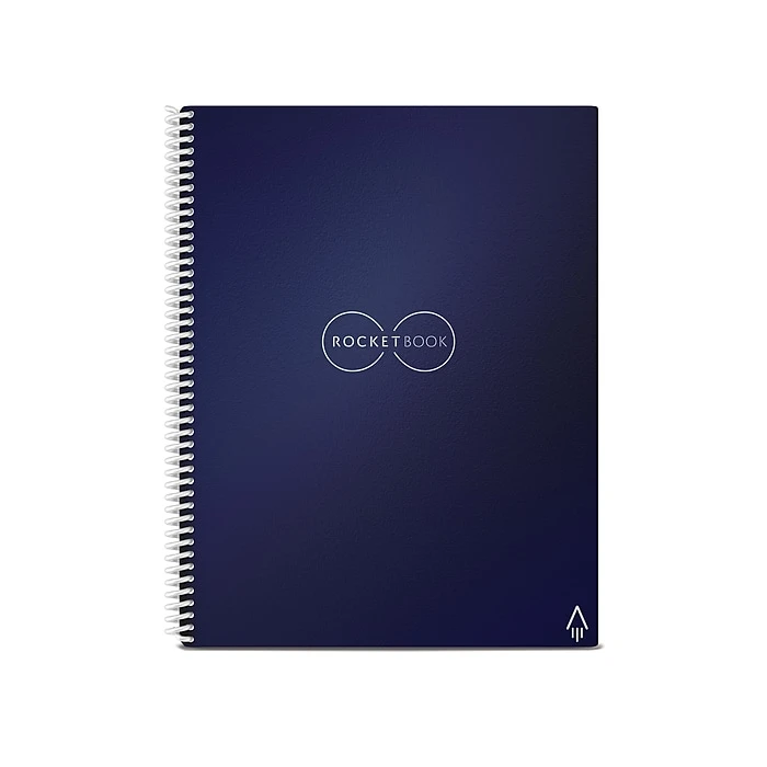 Rocketbook Core Reusable Smart Notebook, 8.5" x 11", Dot-Grid Ruled, 32 Pages, Blue (EVR-L-RC-CDF-FR) Rocketbook Core Reusable Smart Notebook, 8.5" X 11", Dot-Grid Ruled, 32 Pages, Blue (EVR-L-RC-CDF-FR) -Office Supply Shop sp128565448 sc7 1