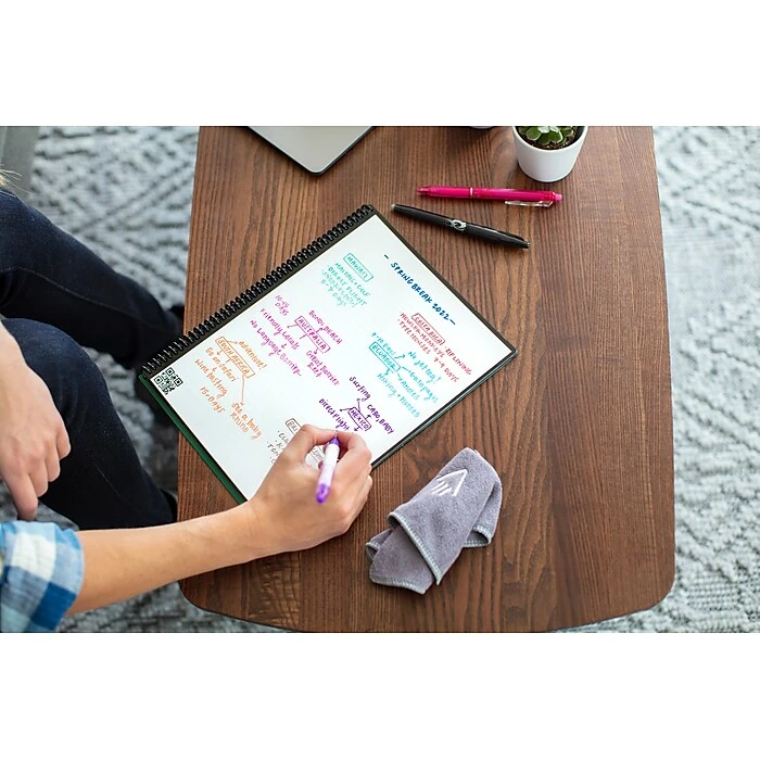 Rocketbook Fusion Reusable Notebook Planner Combo, 8.5" x 11", 7 Page Styles, 42 Pages, Teal (EVRF-L-RC-CCE-FR) Rocketbook Fusion Reusable Notebook Planner Combo, 8.5" X 11", 7 Page Styles, 42 Pages, Teal (EVRF-L-RC-CCE-FR) -Office Supply Shop sp128565456 sc7