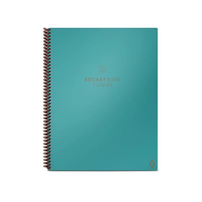 Rocketbook Fusion Reusable Notebook Planner Combo, 8.5" x 11", 7 Page Styles, 42 Pages, Teal (EVRF-L-RC-CCE-FR) Rocketbook Fusion Reusable Notebook Planner Combo, 8.5" X 11", 7 Page Styles, 42 Pages, Teal (EVRF-L-RC-CCE-FR) -Office Supply Shop sp128565589 sc7