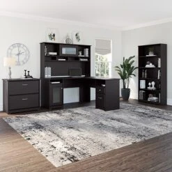 Bush Furniture Cabot Lateral File Cabinet, Espresso Oak (WC31880-03) -Office Supply Shop sp129130670 sc7