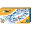 BIC Clic Stic Retractable Ballpoint Pen, Medium Point, Blue Ink, 18 Dozen/Case (CSM11-BLU)