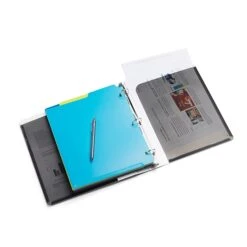 Poppin Standard 1" 3-Ring Binder, Dark Gray, 6/Pack (108671) -Office Supply Shop sp129820035 sc7