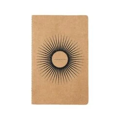 Denik Best Lay-Flat Notebook, 5.25" X 8.25", Lined Ruled, 72 Sheets, Kraft (KLC1167KL)