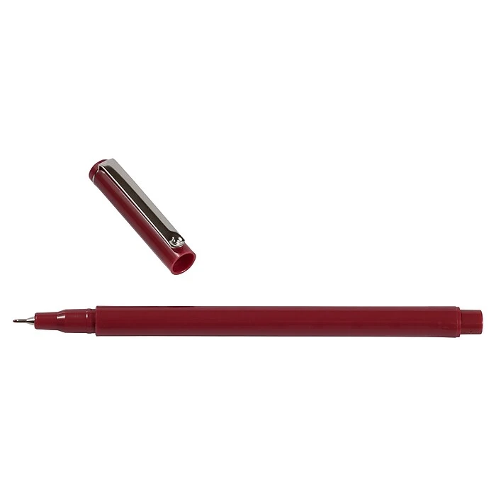 Marvy Uchida Le Pen Felt Pen, Ultra Fine Point, Burgundy Ink, 2/Pack (7655871A) Marvy Uchida Le Pen Felt Pen, Ultra Fine Point, Burgundy Ink, 2/Pack (7655871A) -Office Supply Shop sp131391360 sc7