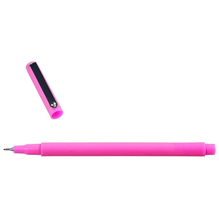 Marvy Uchida Le Pen Felt Pen, Fine Tip, Neon Pink Ink, 2/Pack (76530911A) Marvy Uchida Le Pen Felt Pen, Fine Tip, Neon Pink Ink, 2/Pack (76530911A) -Office Supply Shop sp131391449 sc7