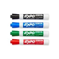Expo Dry Erase Markers, Bullet Point, Assorted, 4/Pack (82074) -Office Supply Shop sp131760245 sc7
