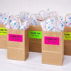 Avery(R) High Visibility Shipping Labels, 2" X 4", Neon Assorted, 500/Pack (5956) -Office Supply Shop sp132595299 sc7