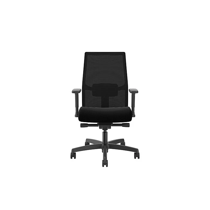 HON Coze 26"-44" Adjustable Desk with Ignition Task Chair, Designer White/Silver/Black (HCZ48DWHIGNCU10) HON Coze 26"-44" Adjustable Desk With Ignition Task Chair, Designer White/Silver/Black (HCZ48DWHIGNCU10) -Office Supply Shop sp133417313 sc7