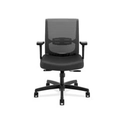 HON Coze 26"-44" Adjustable Desk With Convergence Task Chair, Designer White/Silver/Black (HCZ48DWHCNVUR10) -Office Supply Shop sp133532667 sc7