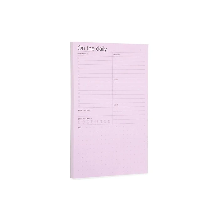 Noted by Post-it® Brand, Daily Planner Pad, Pink, 4.9" x 7.7", 100 Sheets/Pad, 1 Pad (NTD-58-PK) 3M Noted By Post-it® Brand, Daily Planner Pad, Pink, 4.9" X 7.7", 100 Sheets/Pad, 1 Pad (NTD-58-PK) -Office Supply Shop sp135289795 sc7