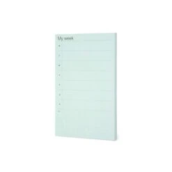 3M Noted By Post-it® Brand, Weekly Planner Pad, Turquoise, 4.9" X 7.7", 100 Sheets/Pad, 1 Pad (NTD-58-TQ) -Office Supply Shop sp135289811 sc7