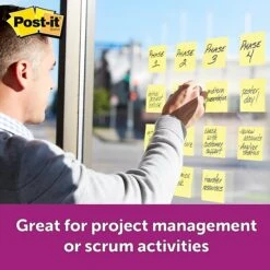 Post-it® Super Sticky Notes, 3" X 3", Canary Yellow, 90 Sheets/Pad, 12 Pads/Pack (654-12SSCY) -Office Supply Shop sp135295109 sc7