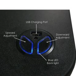 VersaDesk PowerPro 36"W Electric Sit To Stand Desktop Converter With Keyboard Tray & USB Port, Black (SP7643624-00-01) -Office Supply Shop sp135451790 sc7