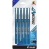 Pilot Precise V7 Rollerball Pens, Fine Point, Blue Ink, 5/Pack (26021)