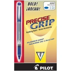 Pilot Precise Grip Rollerball Pens, Bold Point, Blue Ink, Dozen (28902) -Office Supply Shop sp135695540 sc7 1