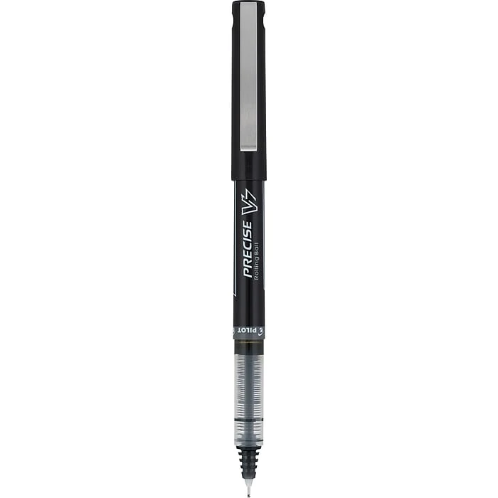 Pilot Precise V7 Rollerball Pens, Fine Point, Black Ink, Dozen (35346) Pilot Precise V7 Rollerball Pens, Fine Point, Black Ink, Dozen (35346) -Office Supply Shop sp135695620 sc7