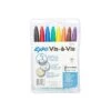 Expo Vis-a-Vis Wet Erase Markers, Fine Point, Assorted, 8/Pack (16078)