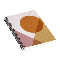 DENY Designs Horizon Lines By Morgan Kendall Notebook, 5.5" X 8.25", Dotted, 40 Sheets, Multicolor (72677-nobs01)