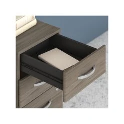 Bush Business Furniture Studio C 3 Drawer Mobile File Cabinet, Modern Hickory (SCF216MHSU) -Office Supply Shop sp143680558 sc7