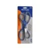 Westcott 8" Stainless Steel Scissors, Silver/Blue/Gray, 2/Pack (17836)