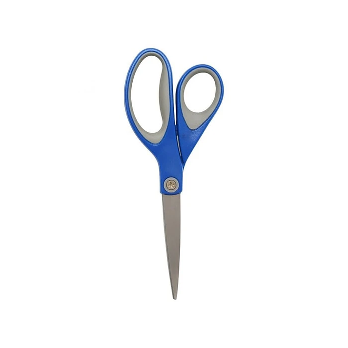 Westcott 8" Stainless Steel Scissors, Silver/Blue/Gray, 2/Pack (17836) Westcott 8" Stainless Steel Scissors, Silver/Blue/Gray, 2/Pack (17836) -Office Supply Shop sp144570222 sc7