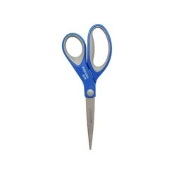 Westcott 8" Stainless Steel Scissors, Silver/Blue/Gray, 2/Pack (17836) 3 Westcott 8" Stainless Steel Scissors, Silver/Blue/Gray, 2/Pack (17836) -Office Supply Shop sp144570223 sc7