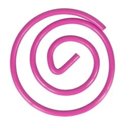 JAM Paper Colored Circular Paper Clips, Round Paperclips, Hot Pink Fuchsia, 2 Packs Of 50 (2187136B) -Office Supply Shop sp145003470 sc7