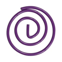 JAM Paper Colored Circular Paper Clips, Round Paperclips, Purple, 2 Packs Of 50 (2187137B) -Office Supply Shop sp145003472 sc7 1