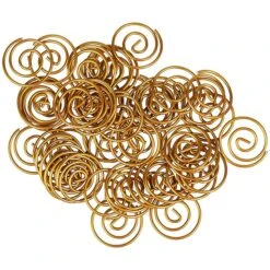 JAM Paper Colored Circular Paper Clips, Round Paperclips, Gold, 50/Pack (21832062) -Office Supply Shop sp145003475 sc7