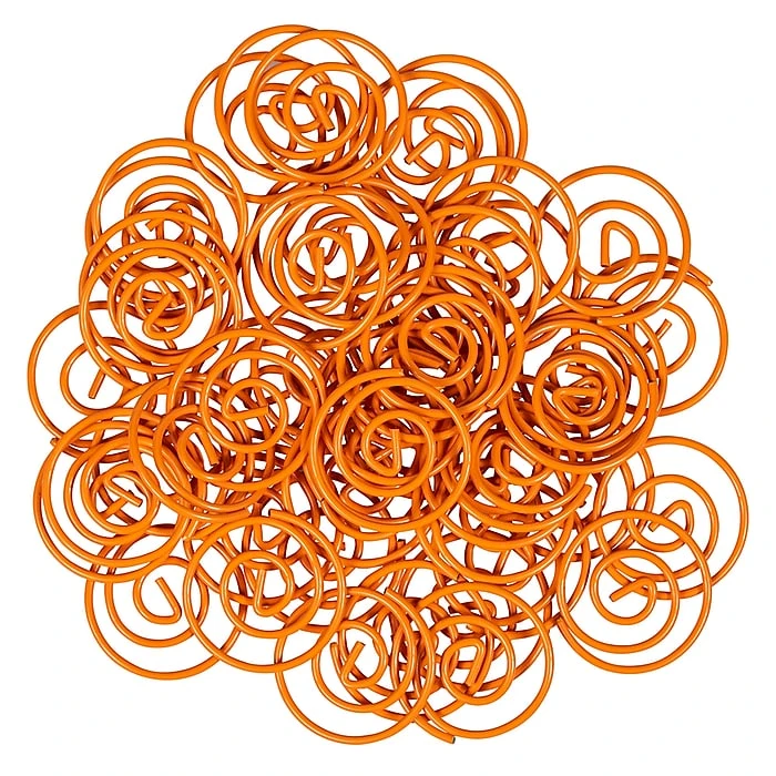 JAM Paper Colored Circular Paper Clips, Round Paperclips, Orange, 50/Pack (21827540) JAM Paper Colored Circular Paper Clips, Round Paperclips, Orange, 50/Pack (21827540) -Office Supply Shop sp145003484 sc7