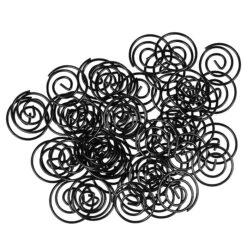 JAM Paper Circular Small Paper Clips, Black, 50/Pack (2187133) -Office Supply Shop sp145003517 sc7