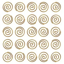 JAM Paper Colored Circular Paper Clips, Round Paperclips, Gold, 50/Pack (21832062) -Office Supply Shop sp145003524 sc7