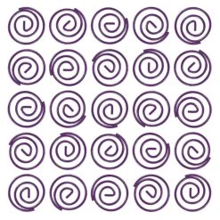 JAM Paper Colored Circular Paper Clips, Round Paperclips, Purple, 2 Packs Of 50 (2187137B) -Office Supply Shop sp145003928 sc7 1