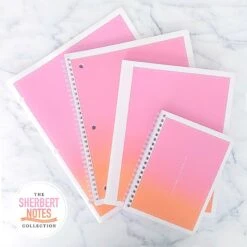 Carolina Pad Sherbert Notes 1-Subject Notebook, 8.5" X 10.5", College Ruled, 80 Sheets, Assorted Colors (00025) 5 Carolina Pad Sherbert Notes 1-Subject Notebook, 8.5" X 10.5", College Ruled, 80 Sheets, Assorted Colors (00025) -Office Supply Shop sp146085999 sc7