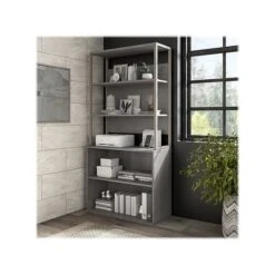 Bush Business Furniture Hybrid 2-Drawer Lateral File Cabinet, Letter/Legal, Platinum Gray, 36" (HYF136PGSU-Z) 6 Bush Business Furniture Hybrid 2-Drawer Lateral File Cabinet, Letter/Legal, Platinum Gray, 36" (HYF136PGSU-Z) -Office Supply Shop sp147695944 sc7