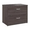 Bush Business Furniture Hybrid 2-Drawer Lateral File Cabinet, Letter/Legal, Storm Gray, 36" (HYF136SGSU-Z)