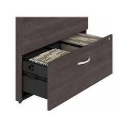 Bush Business Furniture Hybrid 2-Drawer Lateral File Cabinet, Letter/Legal, Storm Gray, 36" (HYF136SGSU-Z) 5 Bush Business Furniture Hybrid 2-Drawer Lateral File Cabinet, Letter/Legal, Storm Gray, 36" (HYF136SGSU-Z) -Office Supply Shop sp147695956 sc7
