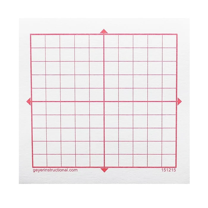 Geyer Instructional Graphing Sticky Notes, 3" x 3", White, XY Axis, 10 x 10 Grid, 4 Pads Per Pack, 2 Packs (GYR151215-2) Geyer Instructional Graphing Sticky Notes, 3" X 3", White, XY Axis, 10 X 10 Grid, 4 Pads Per Pack, 2 Packs (GYR151215-2) -Office Supply Shop sp148288405 sc7