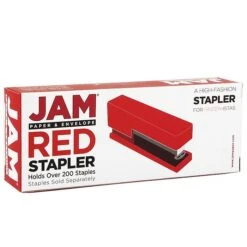 JAM Paper Modern Desk Stapler, Red (337RE) -Office Supply Shop sp150962039 sc7