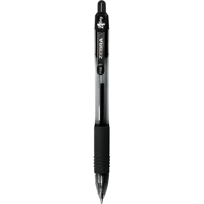 Zebra Z-Grip Retractable Ballpoint Pen, Fine Point, Black Ink, Dozen (23910) Zebra Z-Grip Retractable Ballpoint Pen, Fine Point, Black Ink, Dozen (23910) -Office Supply Shop sp151517682 sc7
