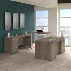 Bush Business Furniture Office 500 16W 2 Drawer File Cabinet, Modern Hickory (OFF216MHSU) 5 Bush Business Furniture Office 500 16W 2 Drawer File Cabinet, Modern Hickory (OFF216MHSU) -Office Supply Shop sp152884417 sc7