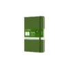 Moleskine Two-Go Professional Notebook, 4.5" X 6.9", Wide Ruled/Unruled, 72 Sheets, Grass Green (620190)