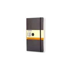 Moleskine Classic 1-Subject Professional Notebook, 3.5" X 5.5", College Ruled, 96 Sheets, Black (QP611F)
