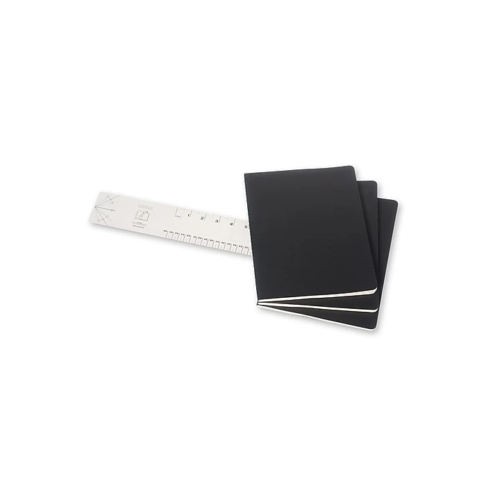 Moleskine Cahier Soft Cover Journal, 7.5" x 9.75", Black, 3/Pack (705014) Moleskine Cahier Soft Cover Journal, 7.5" X 9.75", Black, 3/Pack (705014) -Office Supply Shop sp152889569 sc7