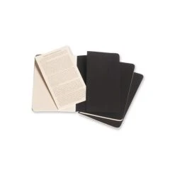 Moleskine Cahier Soft Cover Journal, 3.5" X 5.5", Black, 3/Pack (704895) -Office Supply Shop sp152889584 sc7