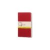 Moleskine Cahier Journals Red, Blank 5 In. X 8 1/4 In. Pack Of 3, 80 Pages Each [Pack Of 3] (3PK-9788862931038)