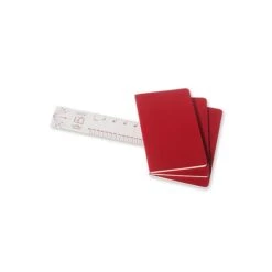 Moleskine Cahier Journals Red, Blank 5 In. X 8 1/4 In. Pack Of 3, 80 Pages Each [Pack Of 3] (3PK-9788862931038) -Office Supply Shop sp152889622 sc7