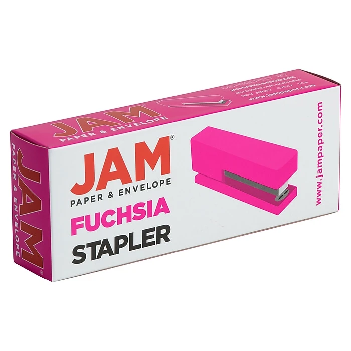JAM Paper Modern Desk Stapler, Pink (337PI) JAM Paper Modern Desk Stapler, Pink (337PI) -Office Supply Shop sp152889850 sc7