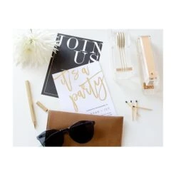 Russell+Hazel Fashion Stapler, 20-Sheet Capacity, Gold/Clear, Each (81704R) -Office Supply Shop sp161246681 sc7