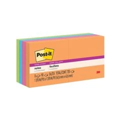 Post-it® Super Sticky Notes, 3" X 3", Canary Yellow, 90 Sheets/Pad, 12 Pads/Pack (654-12SSCY) -Office Supply Shop sp161314541 sc7